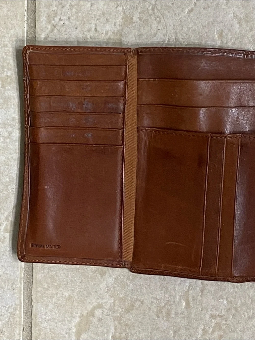 Fossil Chestnut Leather Wallet